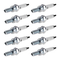 10 Spark Plugs with flat seal seat NGK IAM expertise for...