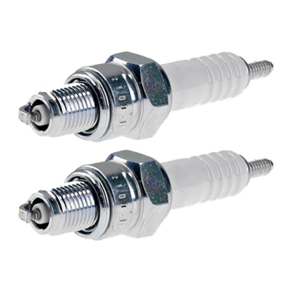 2 Spark Plugs with flat seal seat NGK aftermarket expertise for HONDA and others