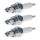 3 Spark Plugs with flat seal seat NGK aftermarket expertise for YAMAHA