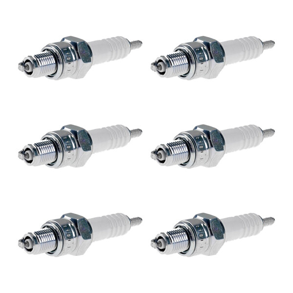 6 Spark Plugs with flat seal seat NGK aftermarket expertise for YAMAHA