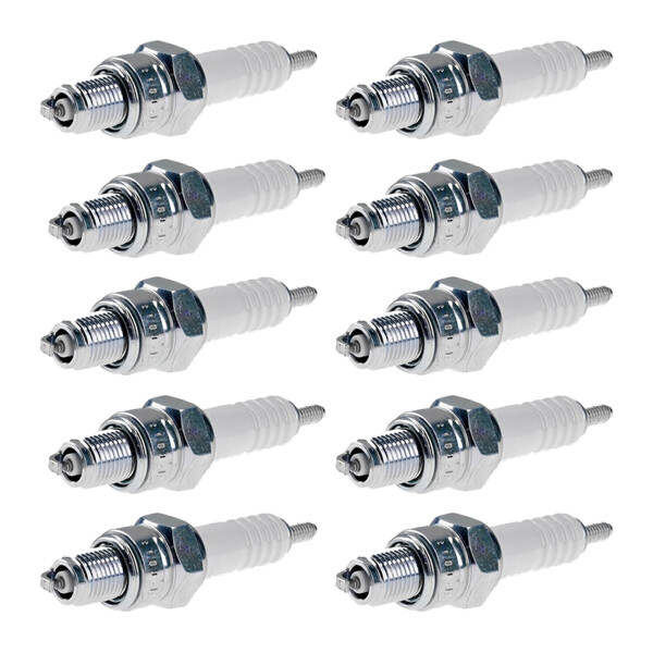 10 Spark Plugs with flat seal seat NGK aftermarket expertise for YAMAHA