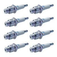 8 Spark Plugs fixed SAE connection NGK aftermarket...