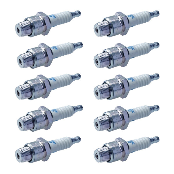 10 Zündkerzen fester SAE-Anschluss NGK Aftermarket-Expertise für MERCURY