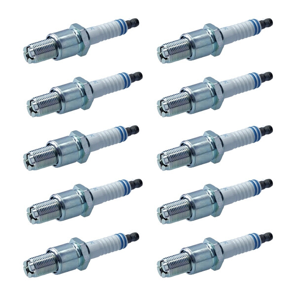 10 Spark Plugs fixed SAE connection NGK aftermarket expertise for MAZDA RX-7