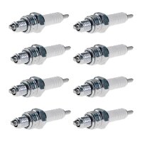 8 Spark Plugs with flat seal seat NGK IAM expertise for...