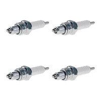 4 Spark Plugs with flat seal seat NGK IAM expertise for...