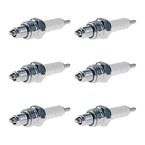 6 Spark Plugs with flat seal seat NGK IAM expertise for YAMAHA and others
