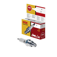 6 Spark Plugs with flat seal seat NGK IAM expertise for...