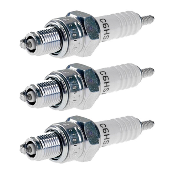 3 Spark Plugs with flat seal seat NGK IAM expertise for YAMAHA and others