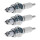3 Spark Plugs with flat seal seat NGK IAM expertise for YAMAHA and others