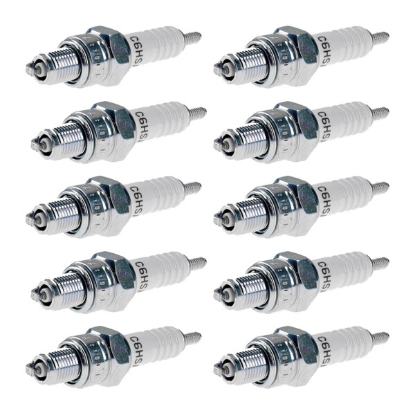 10 Spark Plugs with flat seal seat NGK IAM expertise for YAMAHA and others