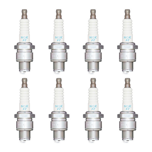 8 Spark Plugs fixed SAE connection NGK IAM expertise for various vehicles