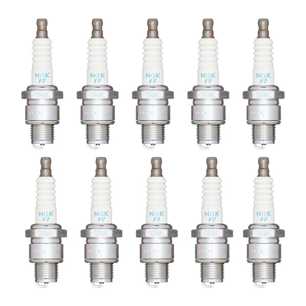 10 Spark Plugs fixed SAE connection NGK IAM expertise for various vehicles
