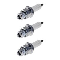 3 Spark Plugs with flat seal seat NGK for MERCURY MARINE...