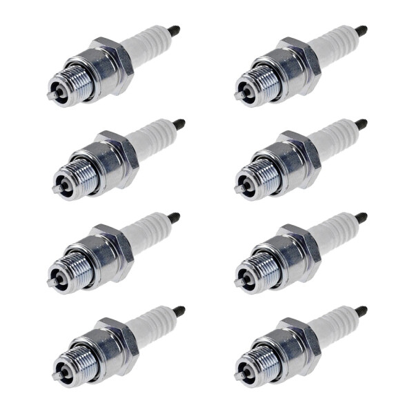 8 Spark Plugs with flat seal seat NGK for MERCURY MARINE and others