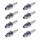 8 Spark Plugs with flat seal seat NGK for MERCURY MARINE and others