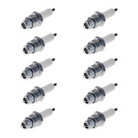 10 Spark Plugs with flat seal seat NGK for MERCURY MARINE...