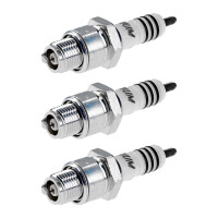 3 Spark Plugs with flat seat NGK Iridium IX for PORSCHE...