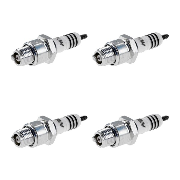 4 Zündkerzen mit Flachdichtsitz NGK Iridium IX für u.a. PORSCHE 356