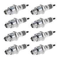 8 Spark Plugs with flat seat NGK Iridium IX for PORSCHE...