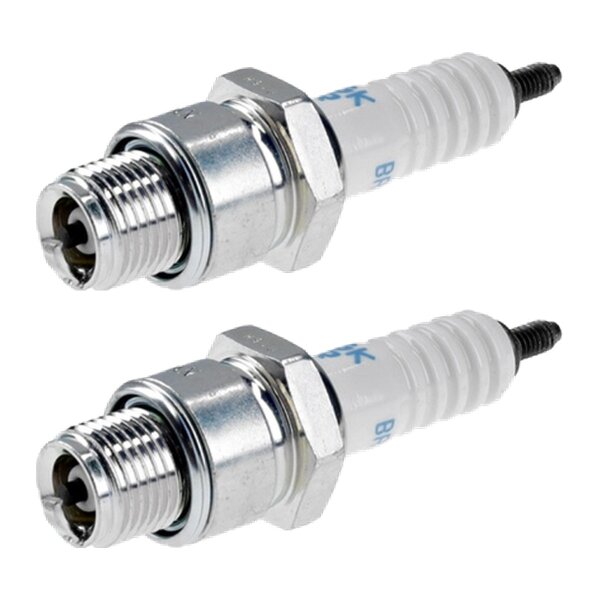 2 Spark Plugs with flat seal seat NGK aftermarket expertise for SUZUKI