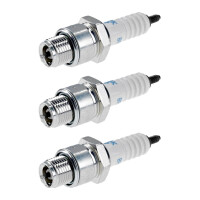 3 Spark Plugs with flat seal seat NGK aftermarket...