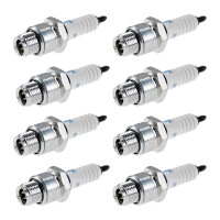 8 Spark Plugs with flat seal seat NGK aftermarket...