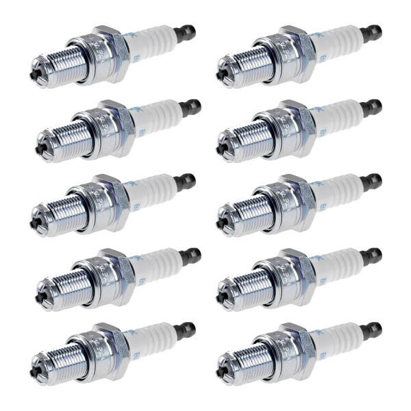 10 Spark Plugs fixed SAE connection NGK aftermarket expertise for MAZDA RX-7