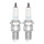 2 Spark Plugs with flat seal seat NGK IAM expertise for FIAT UNO and others