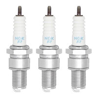 3 Spark Plugs with flat seal seat NGK IAM expertise for...