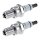 2 Spark Plugs fixed SAE connection NGK IAM expertise for HONDA and others