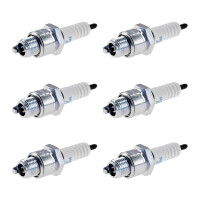 6 Spark Plugs with flat seal seat NGK aftermarket...