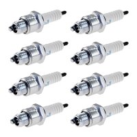 8 Spark Plugs with flat seal seat NGK aftermarket...