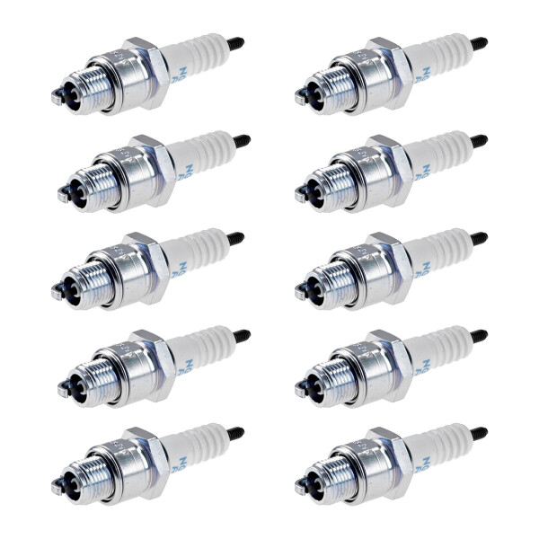 10 Spark Plugs with flat seal seat NGK aftermarket expertise for HONDA