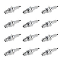 12 Spark Plugs with flat seal seat NGK suitable for...