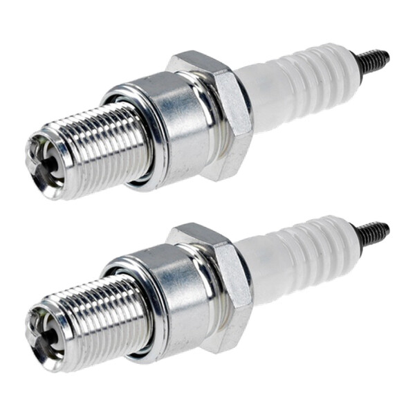 2 Spark Plugs with flat seal seat NGK aftermarket expertise for HONDA