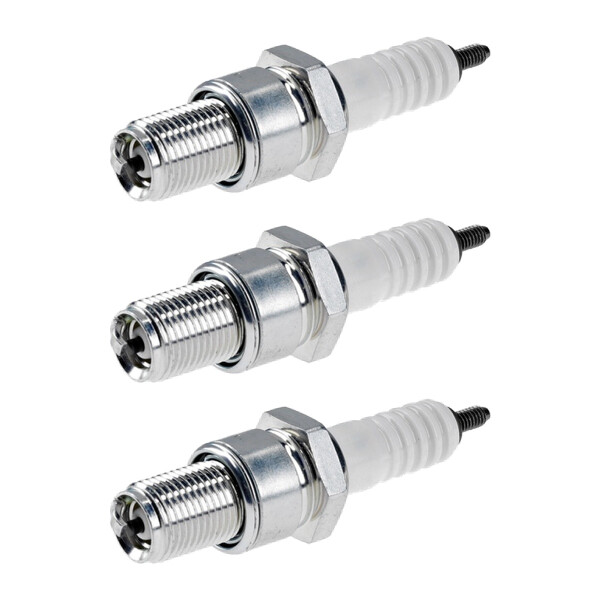 3 Spark Plugs with flat seal seat NGK aftermarket expertise for HONDA