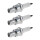 3 Spark Plugs with flat seal seat NGK aftermarket expertise for HONDA