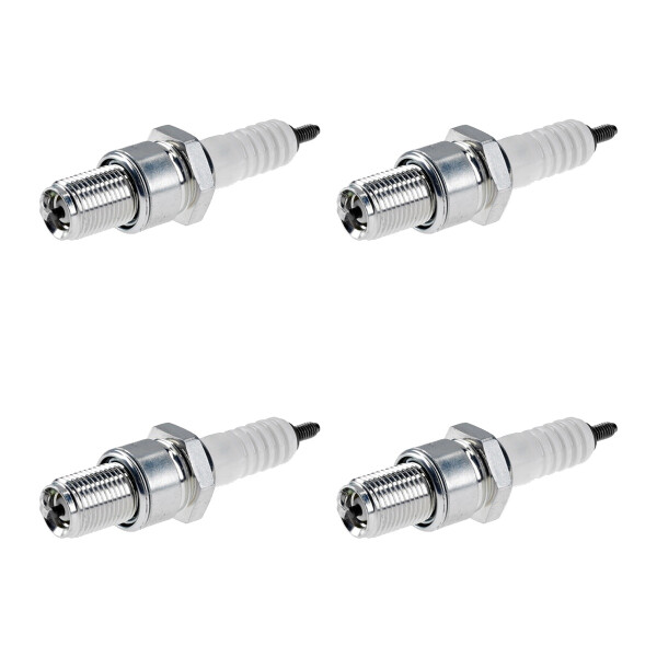4 Spark Plugs with flat seal seat NGK aftermarket expertise for HONDA
