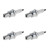 4 Spark Plugs with flat seal seat NGK aftermarket...