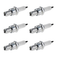 6 Spark Plugs with flat seal seat NGK aftermarket...
