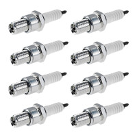 8 Spark Plugs with flat seal seat NGK aftermarket...