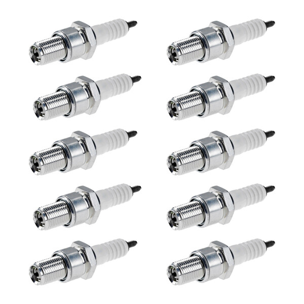 10 Spark Plugs with flat seal seat NGK aftermarket expertise for HONDA