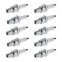 10 Spark Plugs with flat seal seat NGK aftermarket...