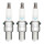 3 Spark Plugs fixed SAE connection NGK aftermarket expertise for MERCURY MARINE