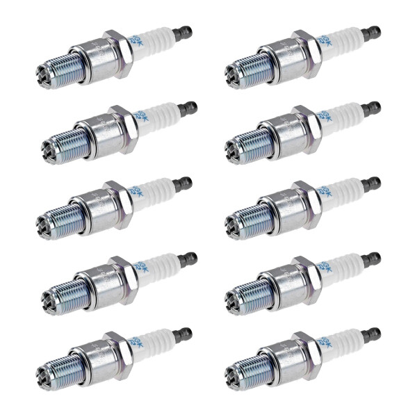 10 Spark Plugs fixed SAE connection NGK aftermarket expertise for MAZDA