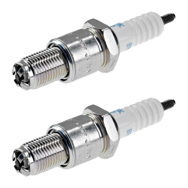 2 Spark Plugs with flat seal seat NGK aftermarket expertise for MAZDA