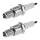 2 Spark Plugs with flat seal seat NGK aftermarket expertise for MAZDA