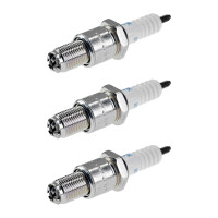 3 Spark Plugs with flat seal seat NGK aftermarket...