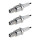 3 Spark Plugs with flat seal seat NGK aftermarket expertise for MAZDA